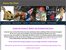 Tablet Screenshot of cookietheclown.weebly.com