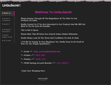 Tablet Screenshot of lings-secret.weebly.com