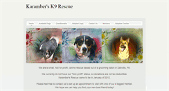 Desktop Screenshot of karamberescue.weebly.com
