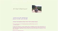 Desktop Screenshot of itstimetobeatcancer.weebly.com