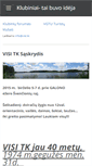 Mobile Screenshot of klubiniai.weebly.com