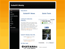 Tablet Screenshot of guitar911.weebly.com