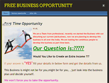 Tablet Screenshot of parttimeopportunity.weebly.com