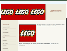 Tablet Screenshot of legomini.weebly.com