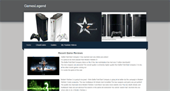 Desktop Screenshot of gameslegend.weebly.com