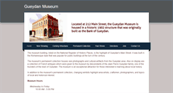 Desktop Screenshot of gueydanmuseum.weebly.com