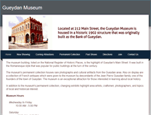 Tablet Screenshot of gueydanmuseum.weebly.com