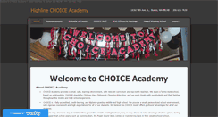 Desktop Screenshot of choiceacademy.weebly.com