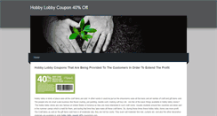 Desktop Screenshot of hobbylobbycoupon8.weebly.com