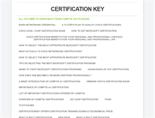 Tablet Screenshot of certificationkey.weebly.com