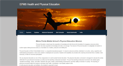 Desktop Screenshot of epmshealthpe.weebly.com