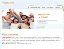 Tablet Screenshot of happyminds.weebly.com
