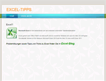 Tablet Screenshot of excel-tipps.weebly.com