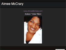 Tablet Screenshot of aimeemccrary.weebly.com