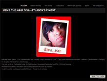 Tablet Screenshot of krysthehairdiva.weebly.com