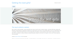 Desktop Screenshot of gettingthebestgirls.weebly.com