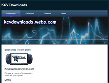 Tablet Screenshot of kcvdownloads.weebly.com