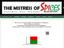 Tablet Screenshot of mistressofspices.weebly.com