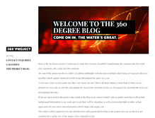 Tablet Screenshot of 365degreeproject.weebly.com