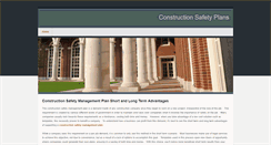 Desktop Screenshot of constructionsafetyplan.weebly.com