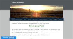 Desktop Screenshot of greeneacrefarm.weebly.com