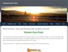 Tablet Screenshot of greeneacrefarm.weebly.com