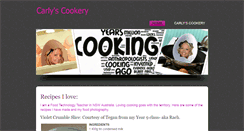 Desktop Screenshot of carlyscookery.weebly.com