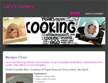 Tablet Screenshot of carlyscookery.weebly.com