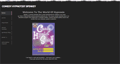 Desktop Screenshot of hypnotistspinkey.weebly.com