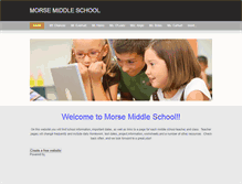 Tablet Screenshot of morsemiddleschool.weebly.com