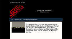 Desktop Screenshot of deletedposts.weebly.com