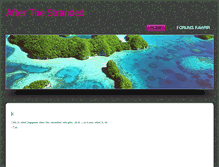 Tablet Screenshot of afterthestranded.weebly.com