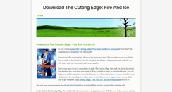 Desktop Screenshot of downloadthecuttingedgefireandice.weebly.com