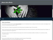 Tablet Screenshot of macasideeffects.weebly.com
