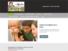 Tablet Screenshot of easyalgebraonlinefast.weebly.com