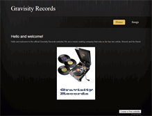 Tablet Screenshot of gravisityrecords.weebly.com