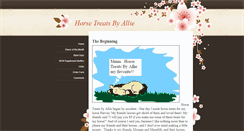 Desktop Screenshot of horsetreatsbyallie.weebly.com