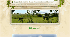 Desktop Screenshot of happytailsholisticrescue.weebly.com