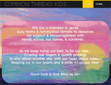 Tablet Screenshot of commonthreadkids.weebly.com