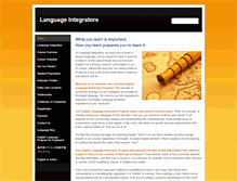 Tablet Screenshot of languageintegrators.weebly.com