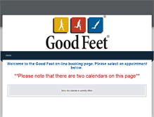 Tablet Screenshot of good-feet.weebly.com