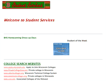 Tablet Screenshot of bhsstudentservices.weebly.com