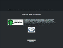 Tablet Screenshot of cookconstruction.weebly.com