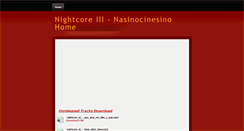 Desktop Screenshot of nightcoreiii-nasinocinesinohome.weebly.com