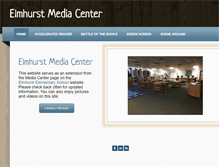 Tablet Screenshot of elmhurstmediacenter.weebly.com