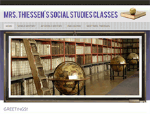 Tablet Screenshot of mrsthiessensclass.weebly.com