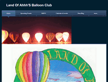 Tablet Screenshot of landofahhhsballoonclub.weebly.com