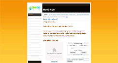 Desktop Screenshot of markocafe.weebly.com