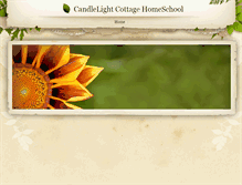 Tablet Screenshot of candlelightcottagehomeschool.weebly.com