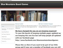 Tablet Screenshot of bluemountainsboardgames.weebly.com